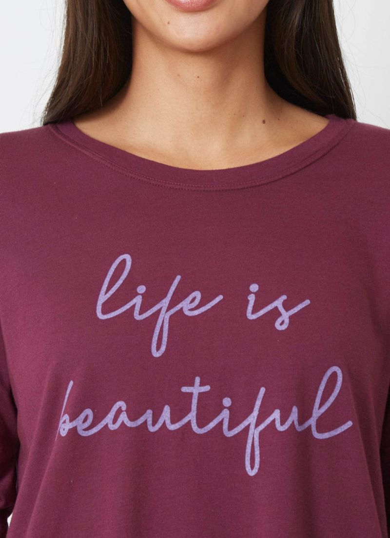 Life Is Beautiful Long Sleeve