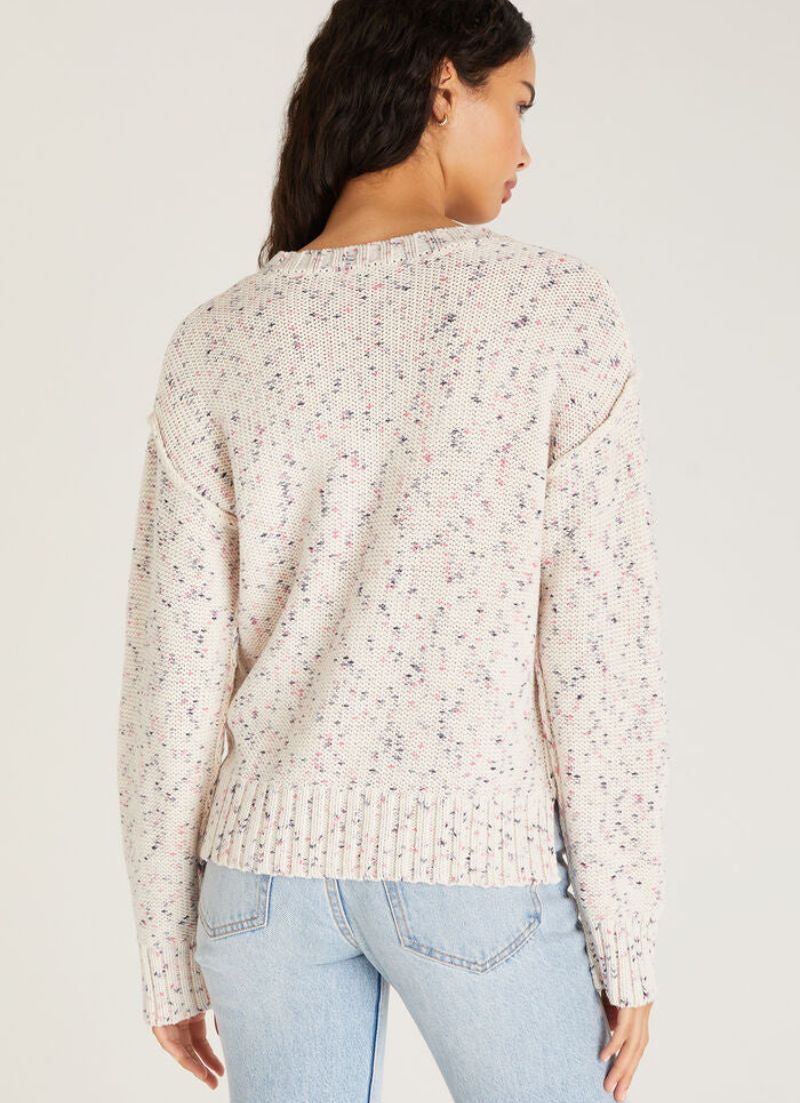 Cita Marled Crop Sweater