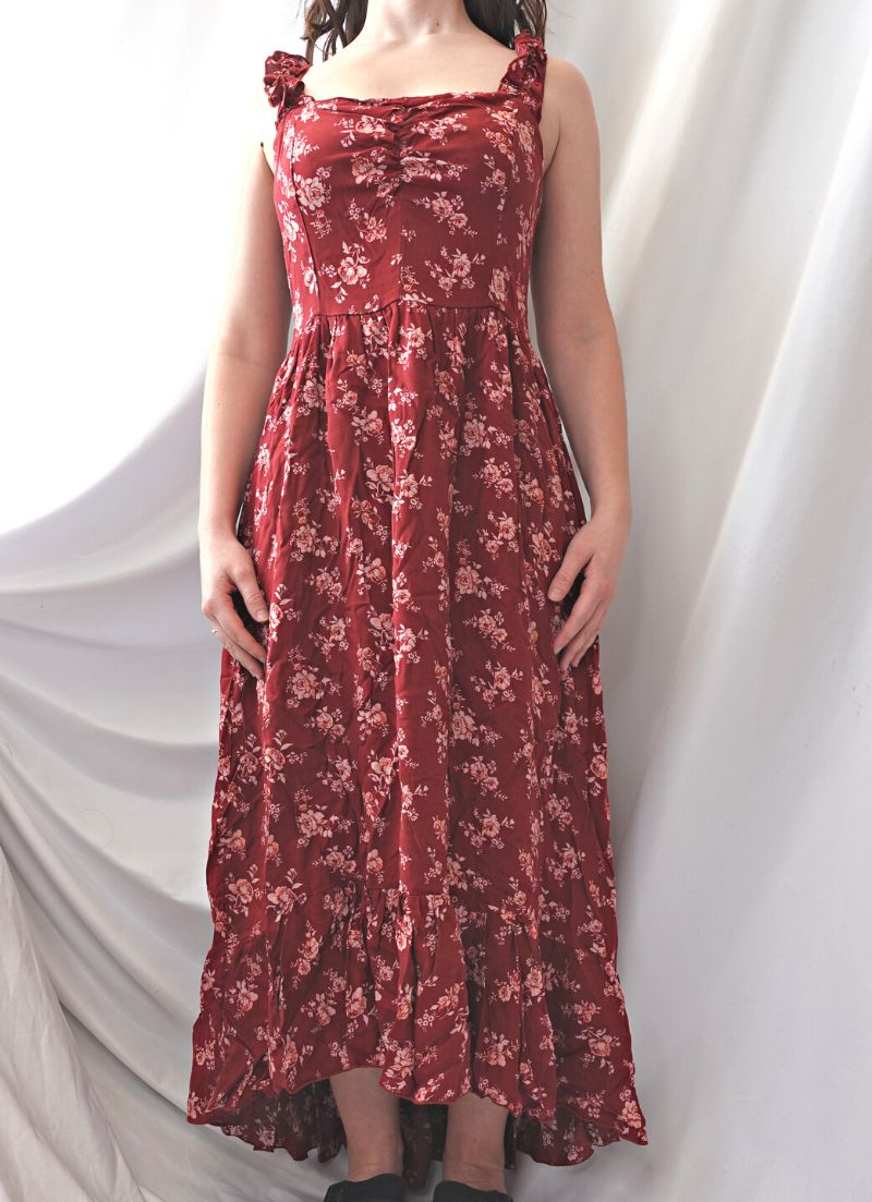 Ruffle Strap Dress