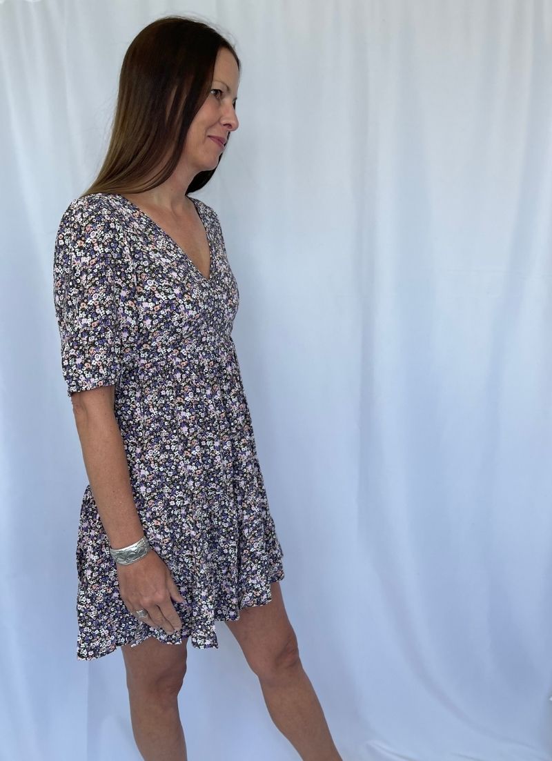 Little Lies - Floral Short Dress