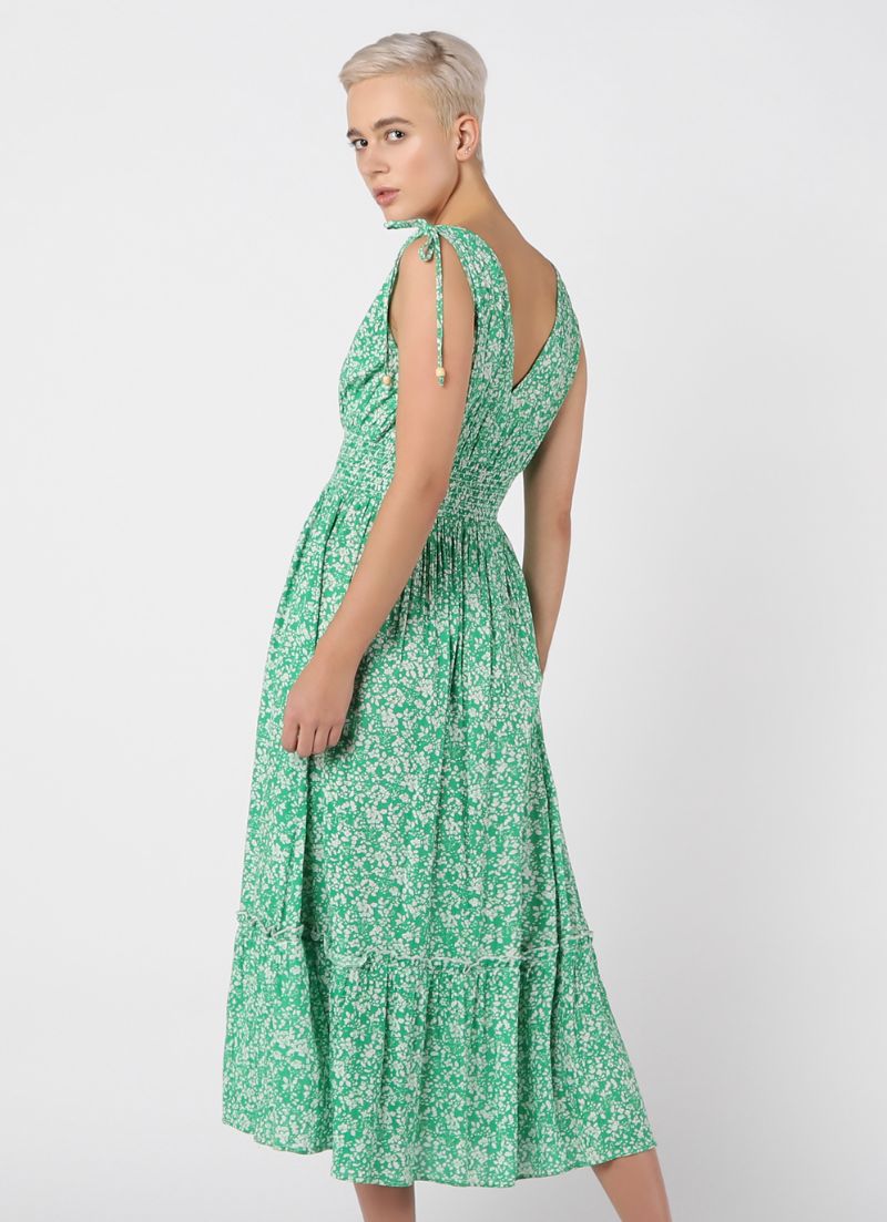 Floral Print Maxi Dress