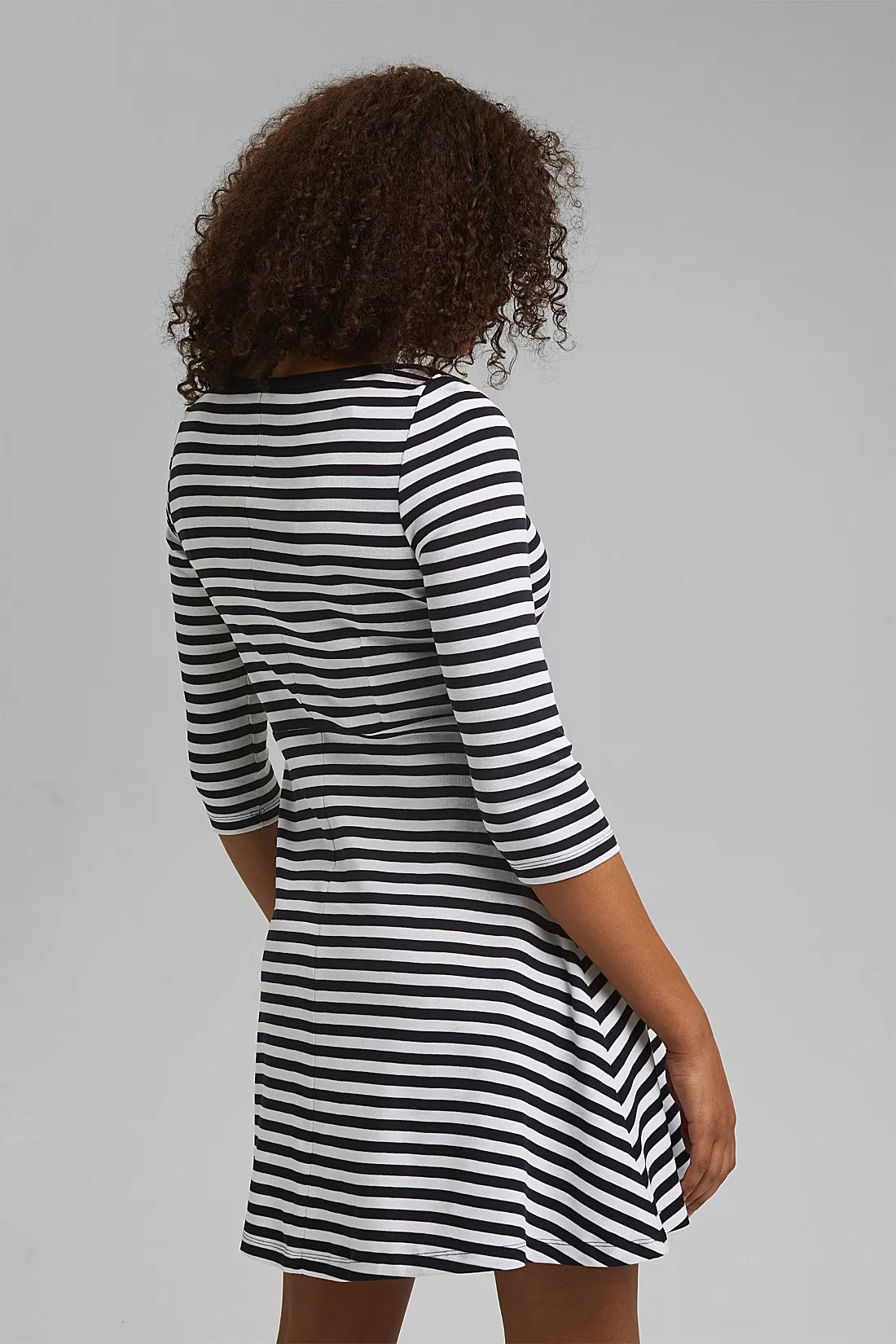 Esprit - Long Sleeve Striped Dress