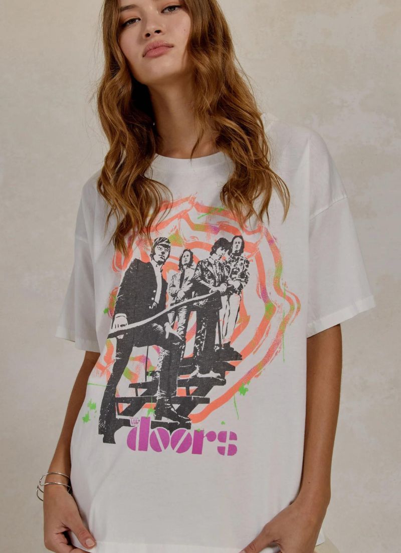 T-shirt Merch en spirale The Doors