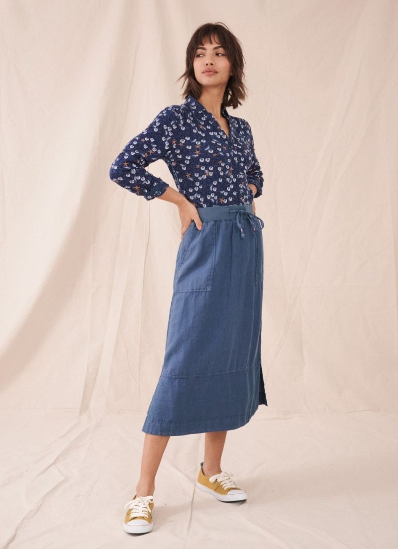 Effie Linen Skirt