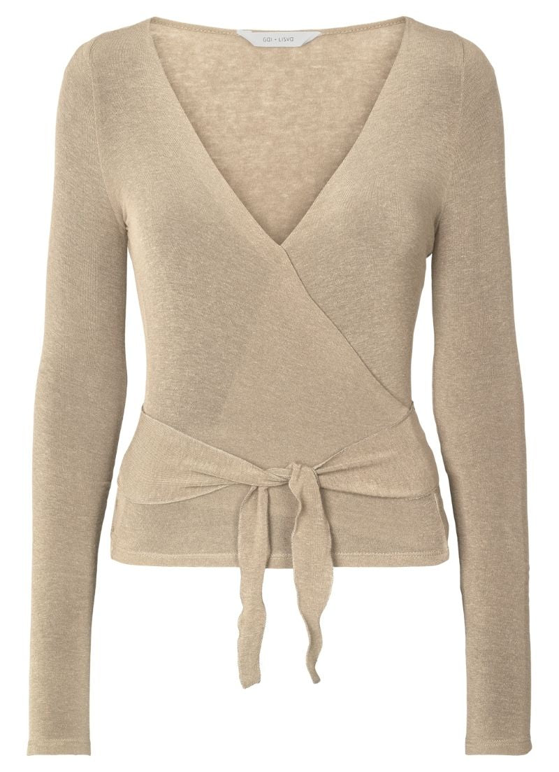 Anna Wool Wrap Top