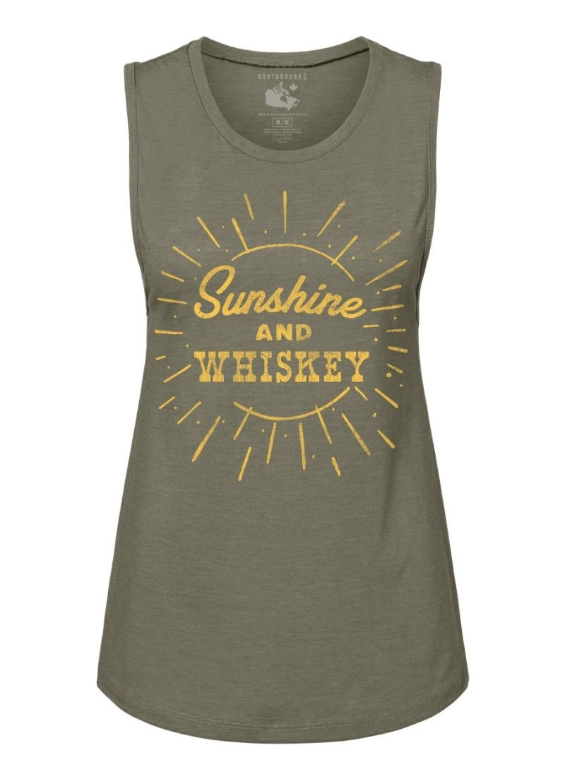 Sunshine & Whiskey Muscle Tank