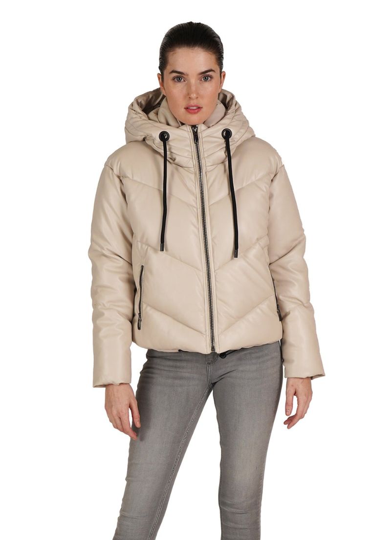 Blouson aviateur en V