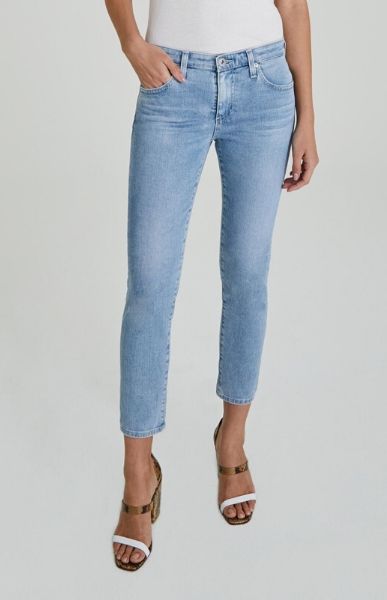 AG Jeans Women's Prima Crop Denim Light Blue 26 Years Skylight