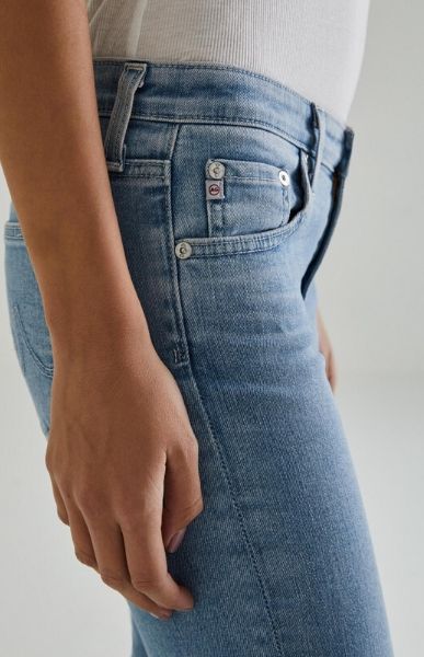 AG Jeans Women's Prima Crop Denim Light Blue 26 Years Skylight