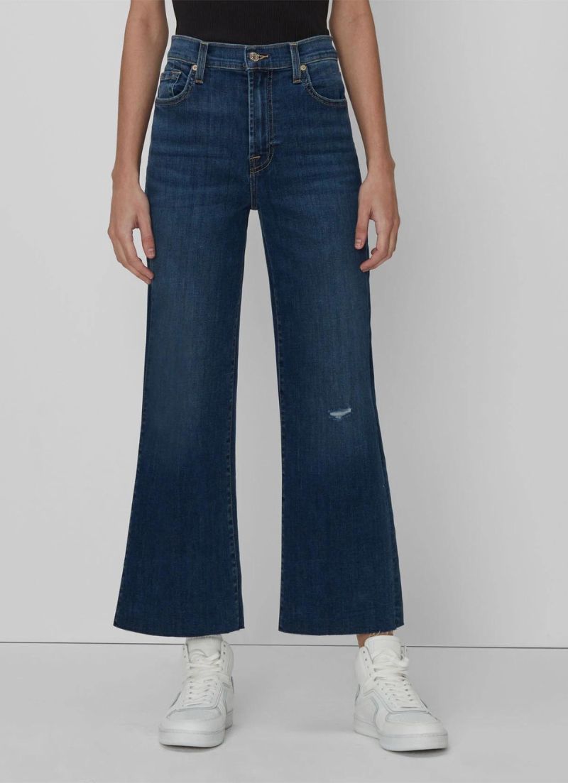 Cropped Alexa Cut Hem | Norton Blue