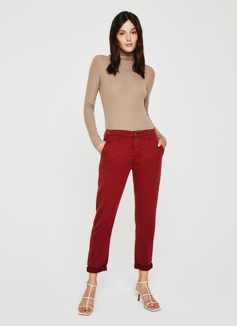 AG - The Caden Trousers, Dark Hibiscus