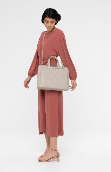 Matt & Nat Women's Cassidy Vegan Satchel Koala Matte Nickel