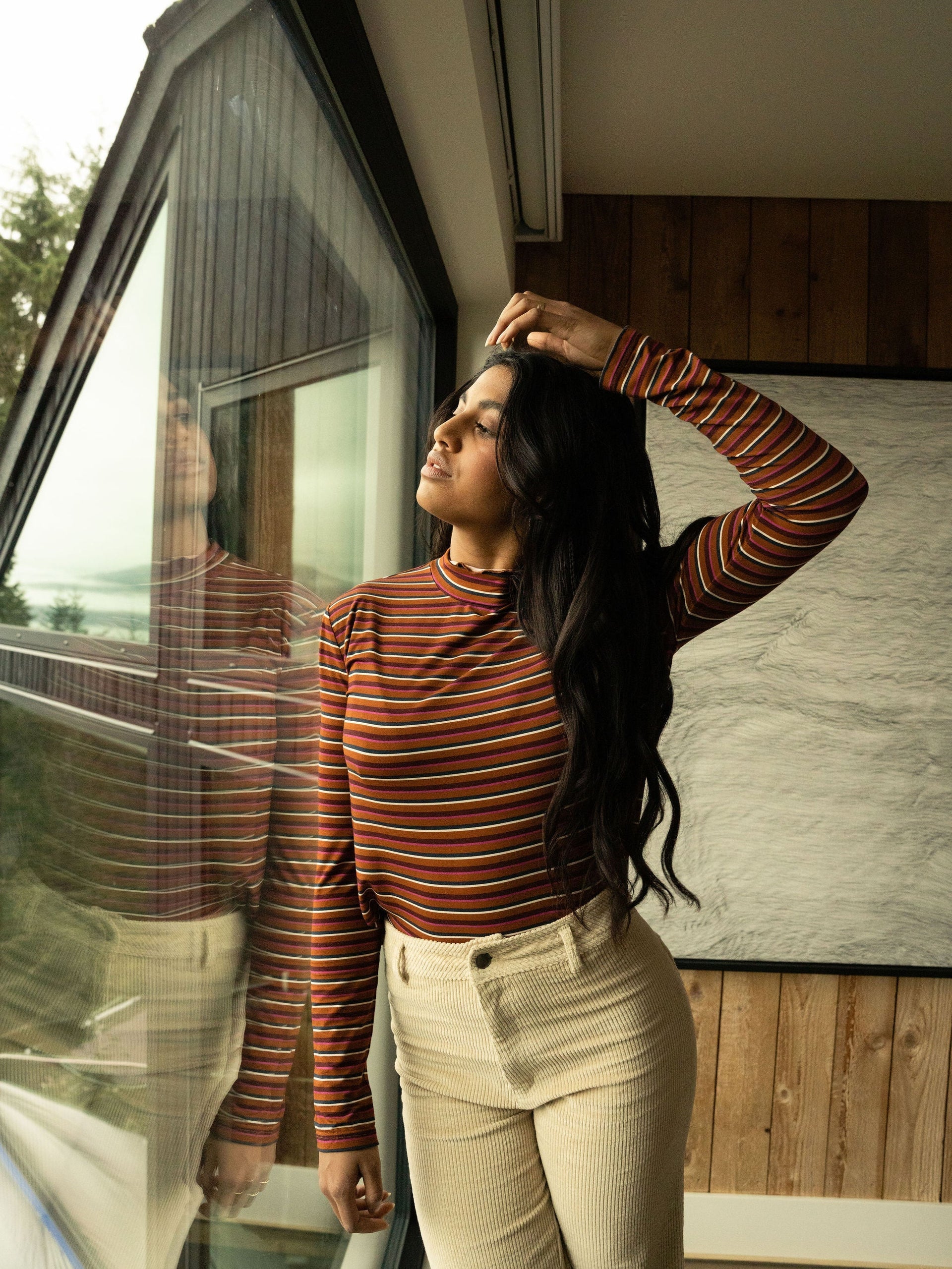 Aligner le col roulé