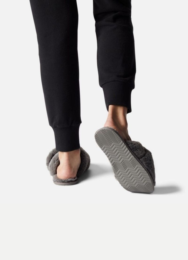 Mail Run Slippers | Natural, Quarry