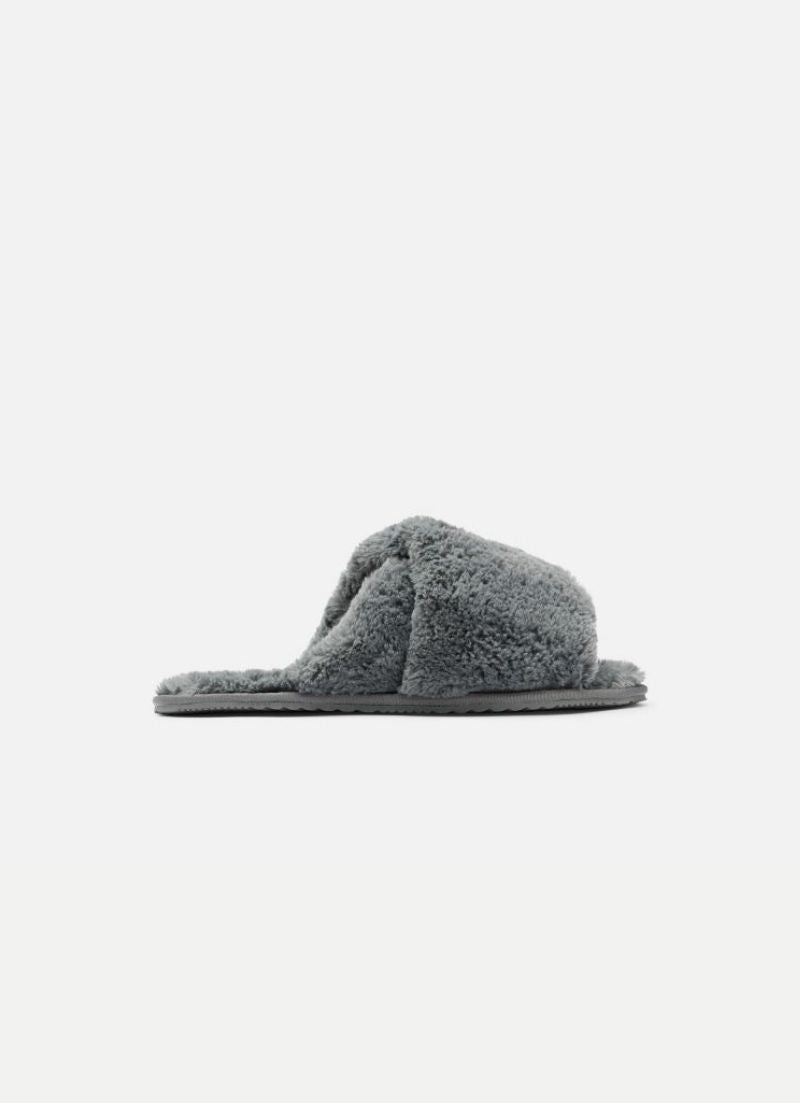 Mail Run Slippers | Natural, Quarry