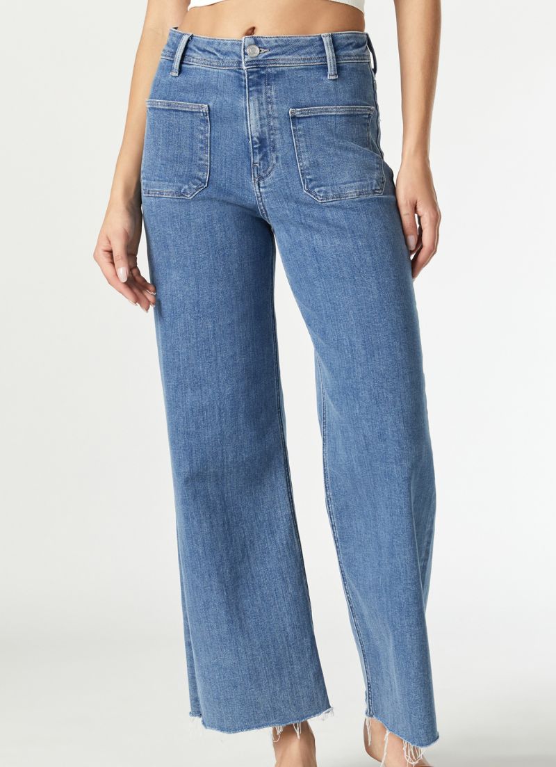 Paloma Marine Pocket Wide Leg Jeans