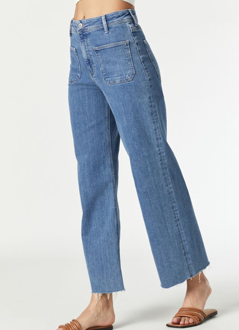 Paloma Marine Pocket Wide Leg Jeans