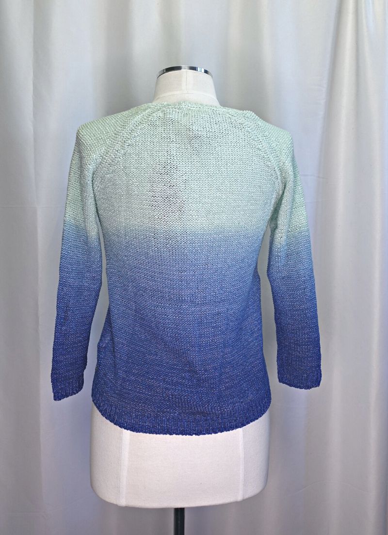 Zelda V-Neck Ombre Sweater