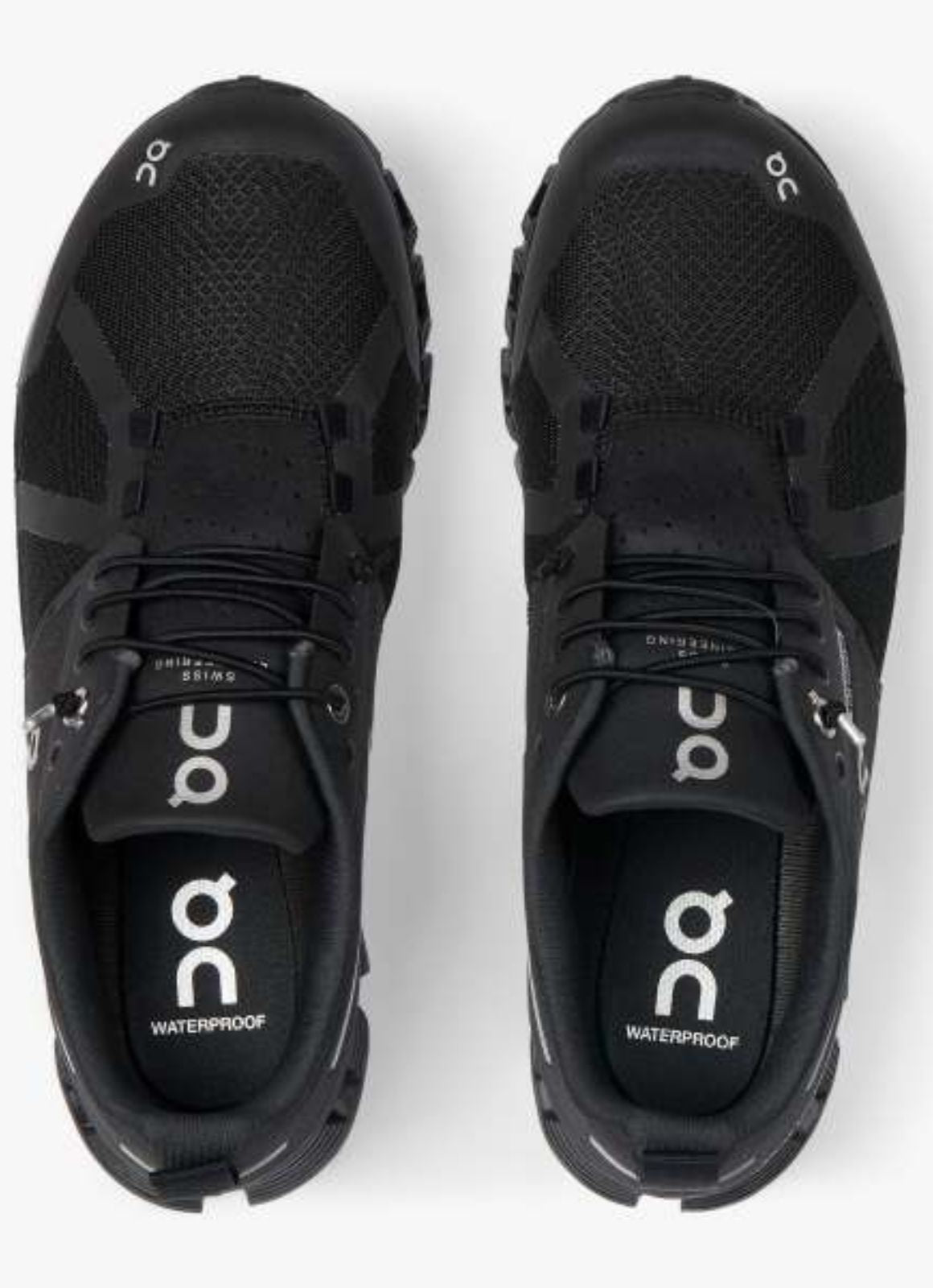 On Running Women's Cloud Waterproof Shoe Black Lunar