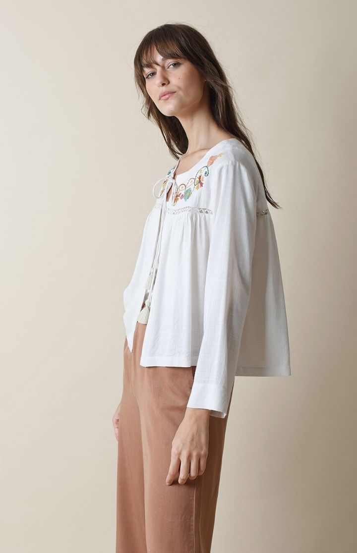 Folk Inspired Embroidered Jacket