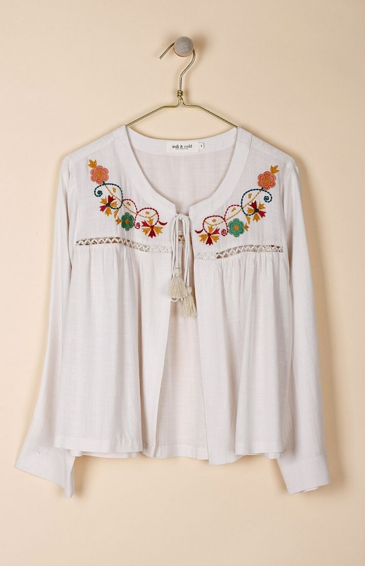 Folk Inspired Embroidered Jacket