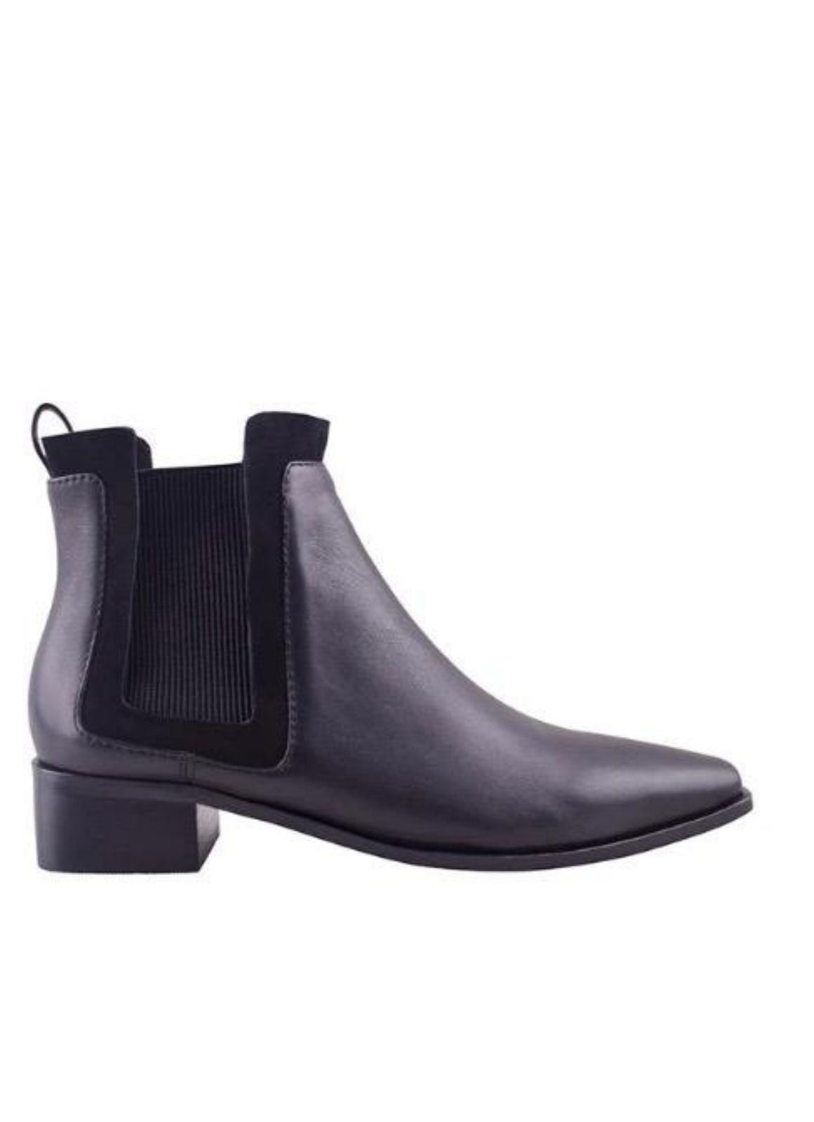 Sol Sana Waverly Ankle Boot Black Leather