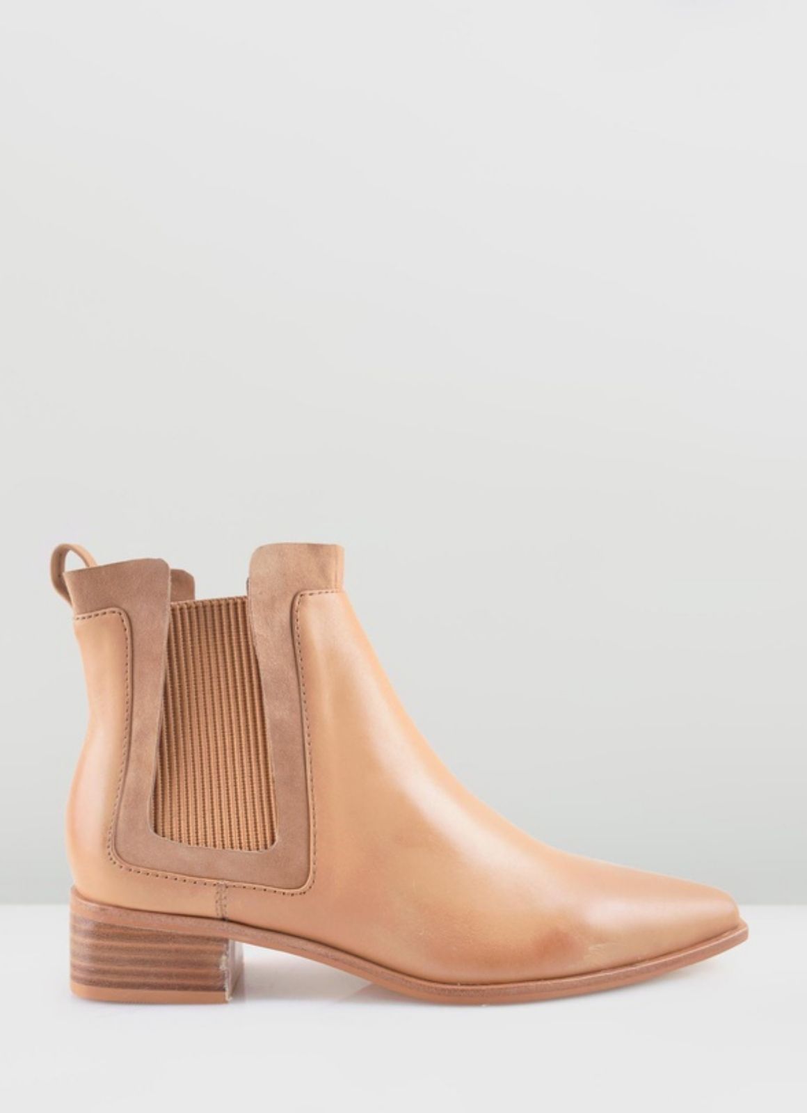Sol Sana Waverly Ankle Boot Caramel Leather