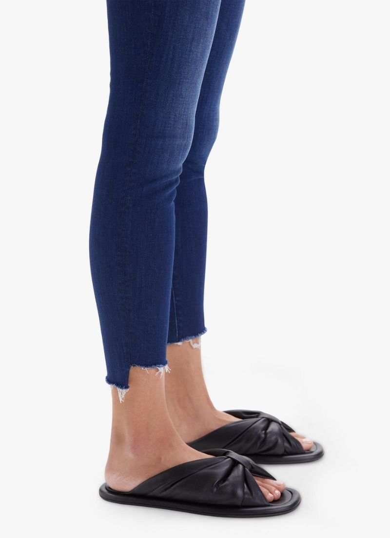 Mother Denim - The Stunner Zip Ankle Step Fray | Cross Your Fingers