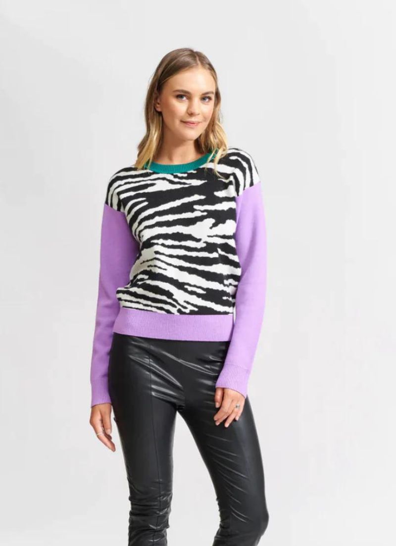 The Animal Colour Block Knit